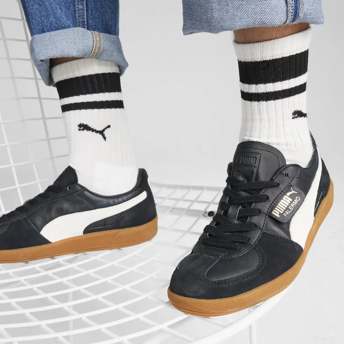 Puma Palermo Lth Siyah Unisex Günlük Spor Ayakkabı