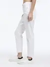 Calvin Klein MR SLIM ANKLE WHITE, 1AJ Beyaz Kadın Jean Pantolon