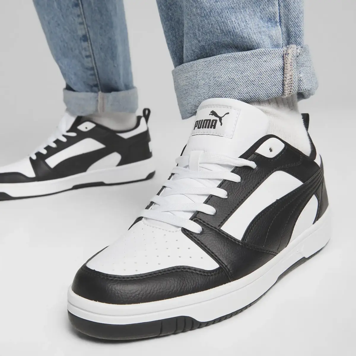 Puma Rebound V6 Low TDP Beyaz Erkek Spor Ayakkabı & Sneaker