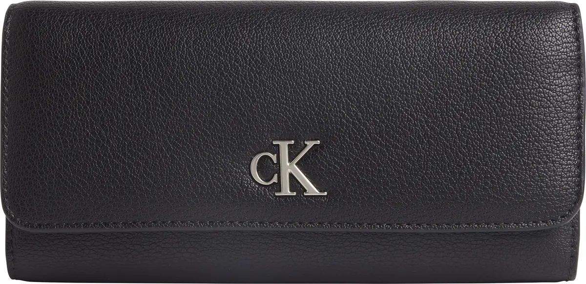 Calvin Klein MINIMAL MONOGRAM LON Kadın Siyah Cüzdan