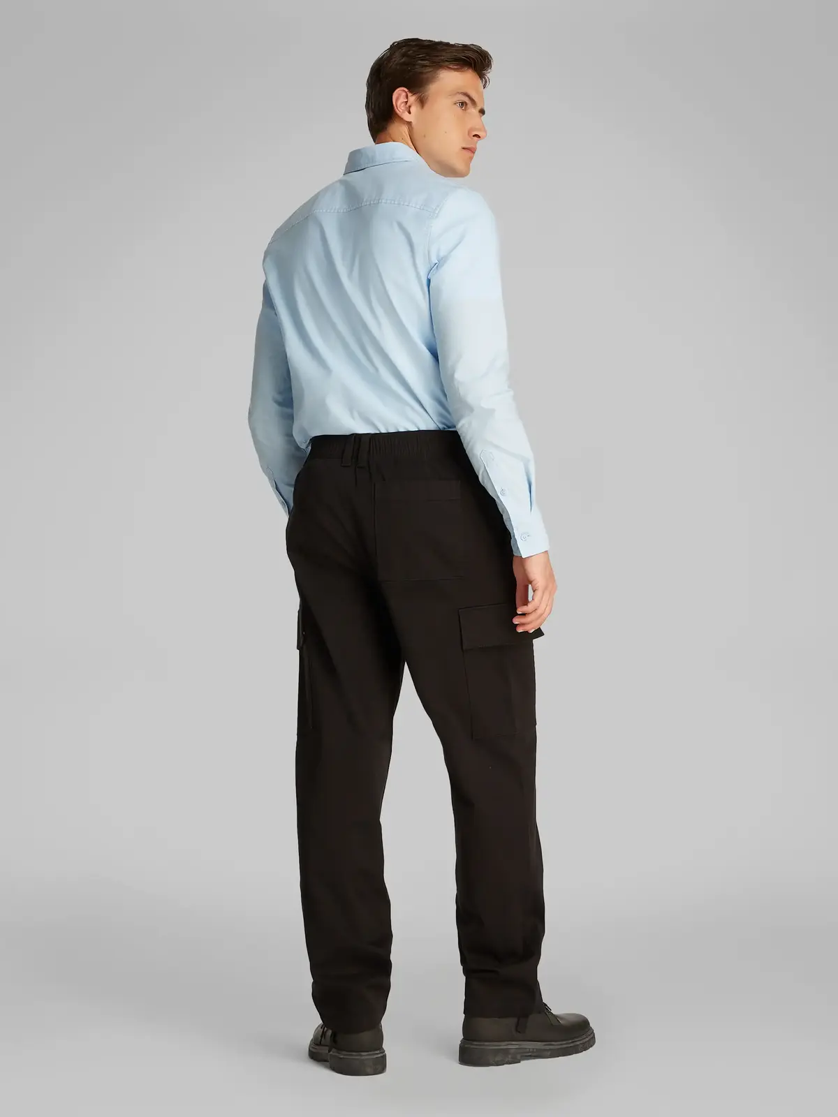 Calvin Klein REGULAR STRAIGHT Siyah Erkek Kargo Pantolon