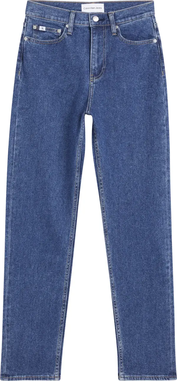 Calvin Klein AUTHENTIC SLIM STRAI Kadın Mavi Kot Pantolon