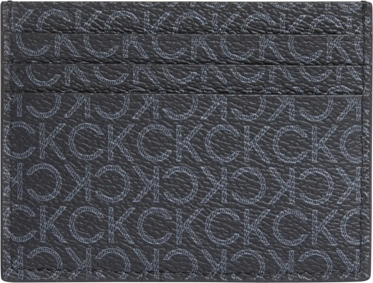 Calvin Klein CLASSIC MONO CARDHOL, 0GJ Siyah Erkek Çanta & Cüzdan