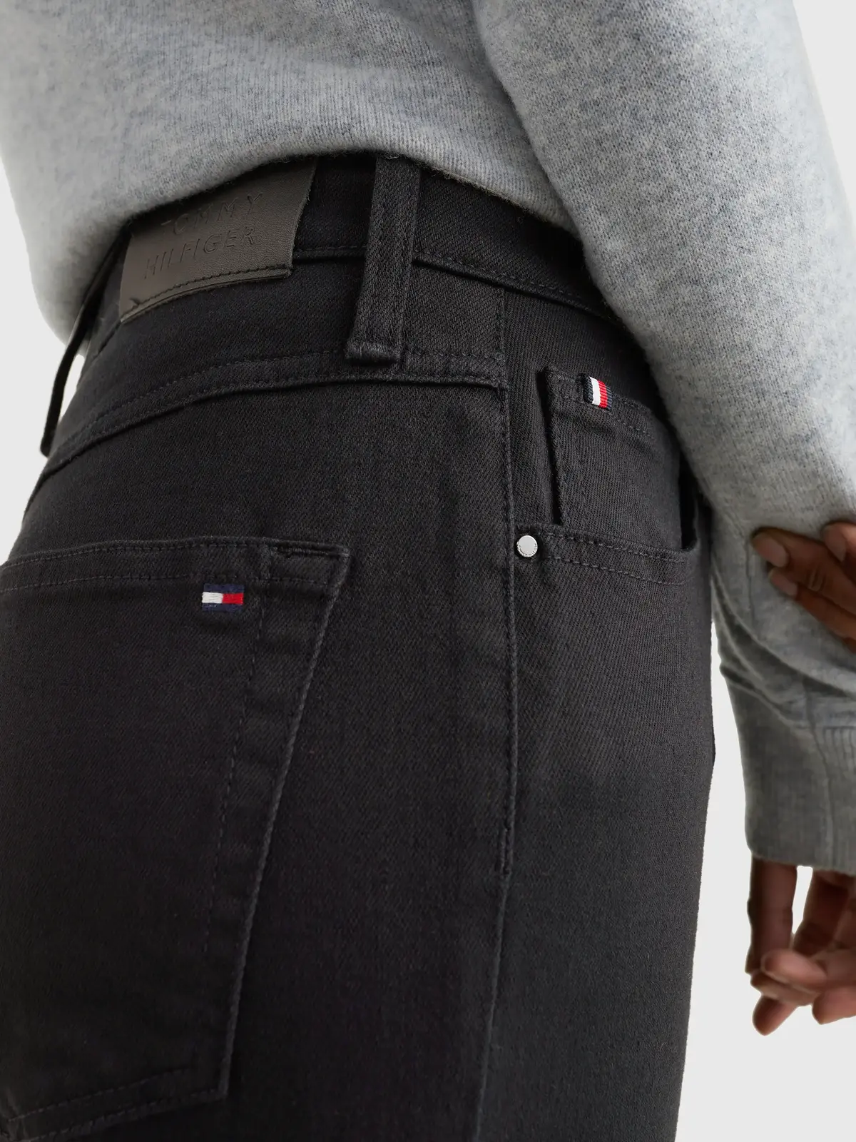 Tommy Hilfiger NEW CLASSIC STRGTH H Kadın Siyah Kot Pantolon