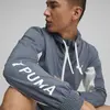 Puma Fıt Woven Jacket Gri Erkek Fermuarlı Spor Ceketi