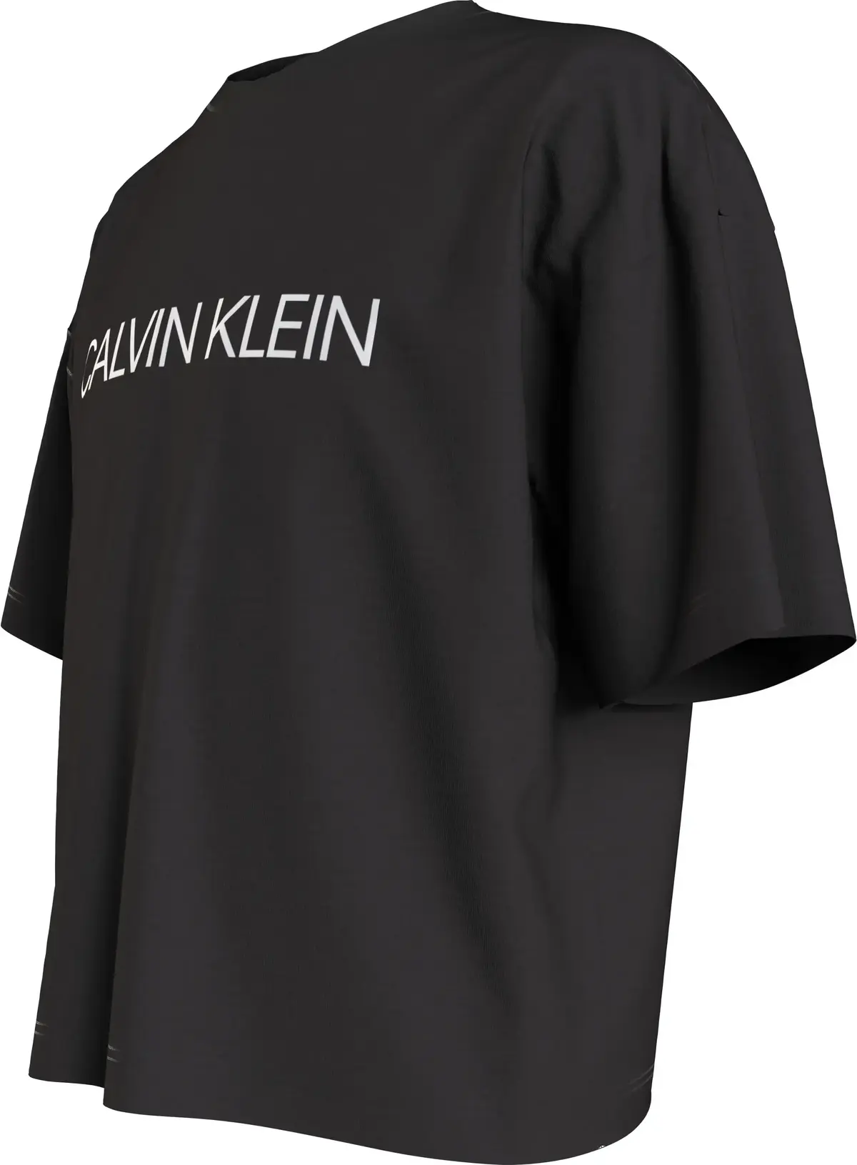 Calvin Klein INSTITUTIONAL LOGO B Kadın Siyah T-Shirt