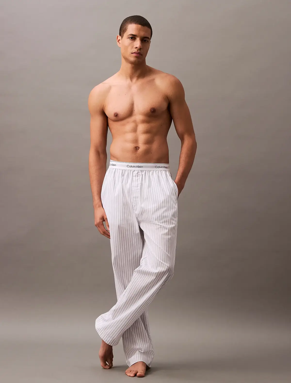 Calvin Klein SLEEP PANT Beyaz Erkek Pijama Alt