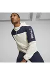 Puma Fit Hybrid Polar Fleece/Woven Jacket Kırık Beyaz Erkek Ceket