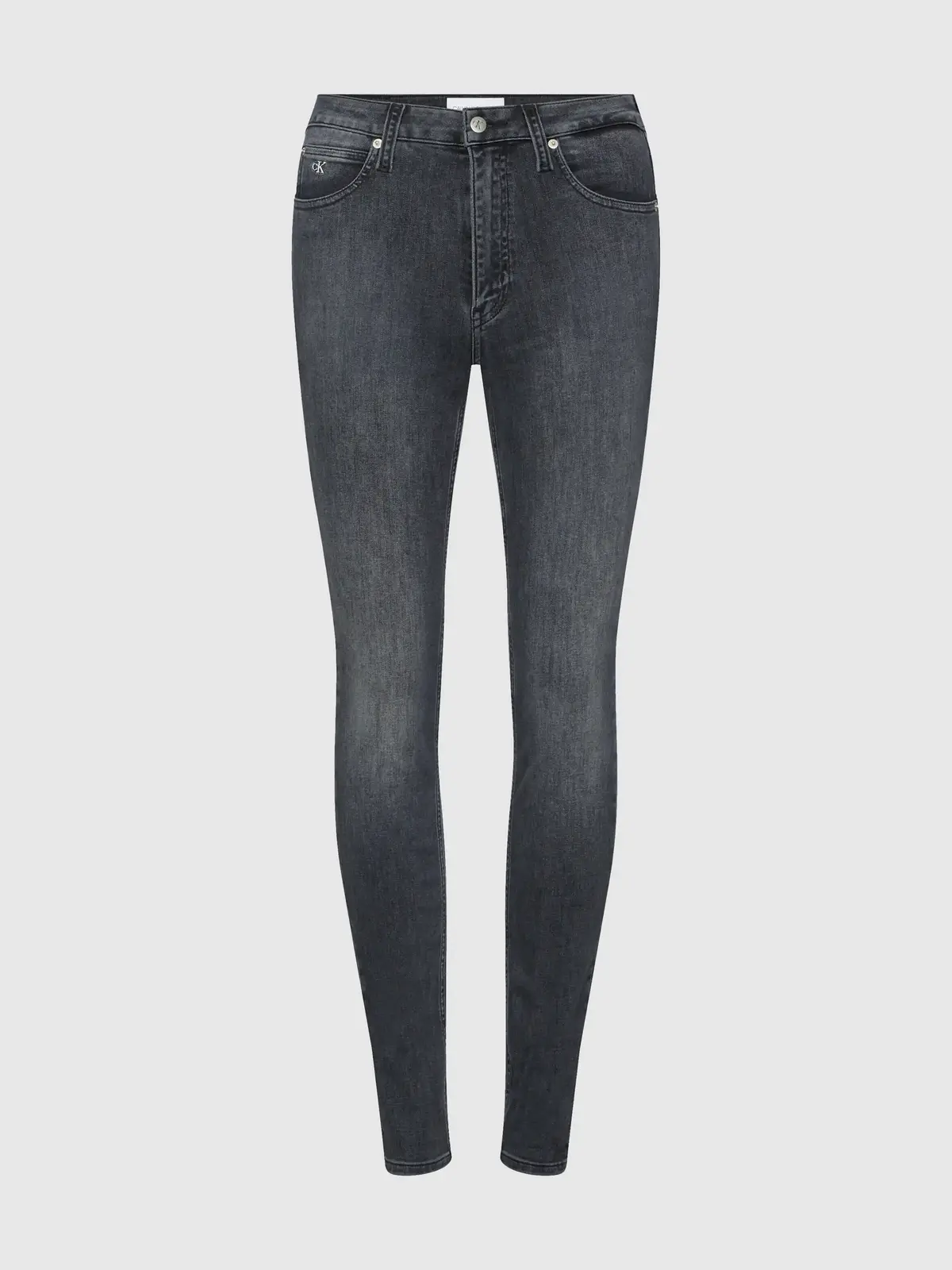 Calvin Klein CKJ 010 HIGH RISE SK Kadın Antrasit Kot Pantolon