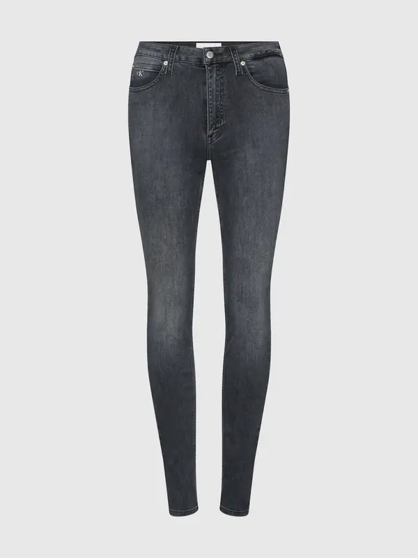 Calvin Klein CKJ 010 HIGH RISE SK Kadın Antrasit Kot Pantolon