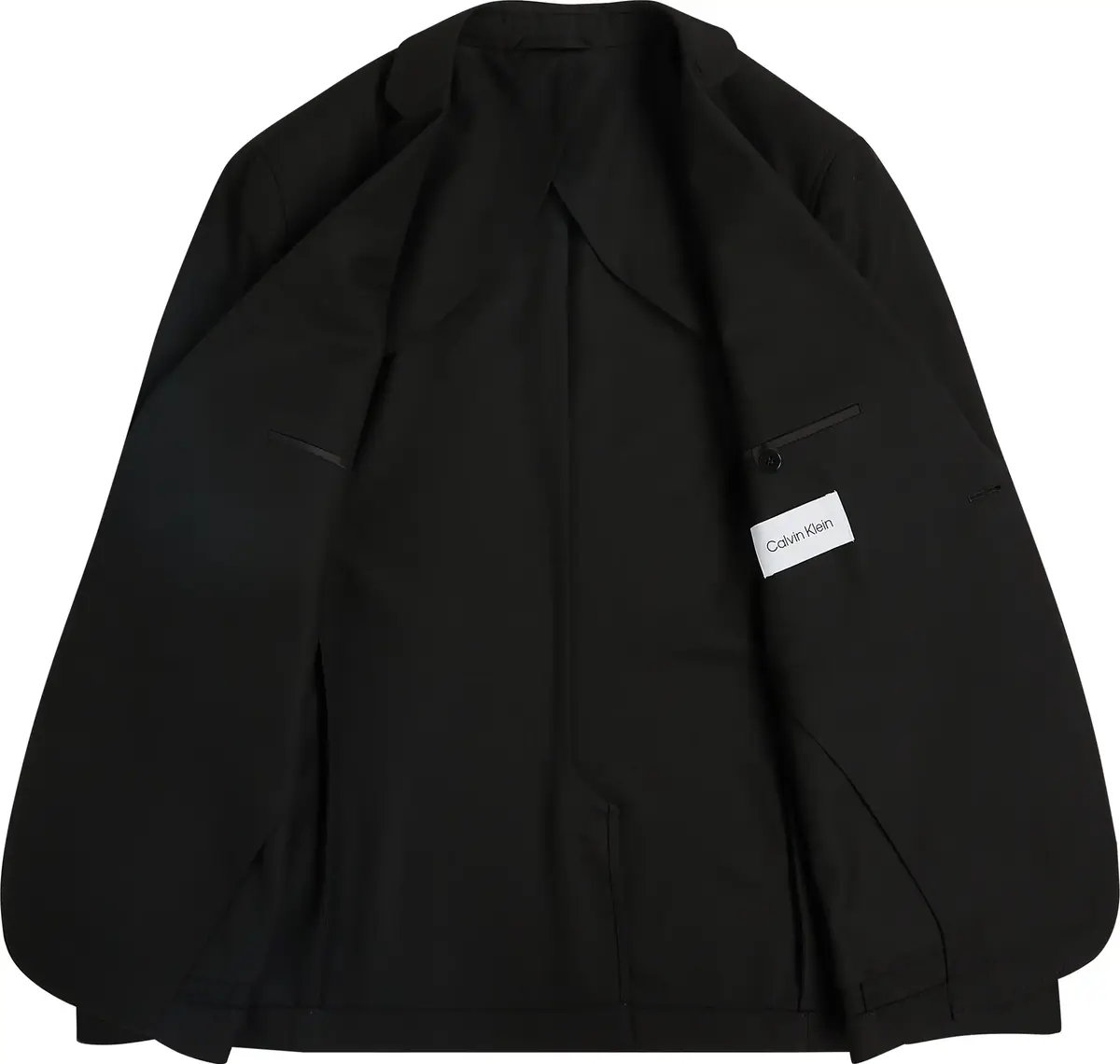 Calvin Klein RECYCLED MICRO STRUC Erkek Siyah Blazer