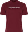 Calvin Klein A- INST. LOGO CLASSIC TEE SS Kırmızı Kadın T-Shirt