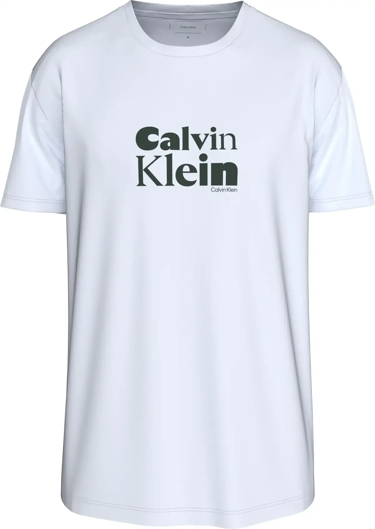 Calvin Klein SS 30S EU CALVIN KLE, YAA Beyaz Erkek T-Shirt & Polo