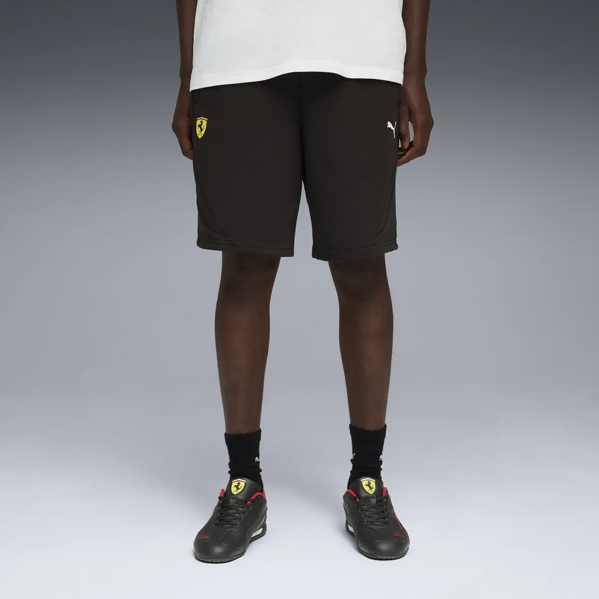 Puma Ferrari PM1 Sweat Shorts Siyah Erkek Şort