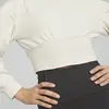 Puma FASHION 1/2 ZIP - CLOUDSPUN Bej Kadın Crop Sweatshirt
