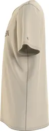 Calvin Klein INSTITUTIONAL T-SHIR Erkek Krem T-Shirt