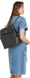 Tommy Hilfiger TH LEGACY BACKPACK, BDS Siyah Kadın Çanta & Cüzdan