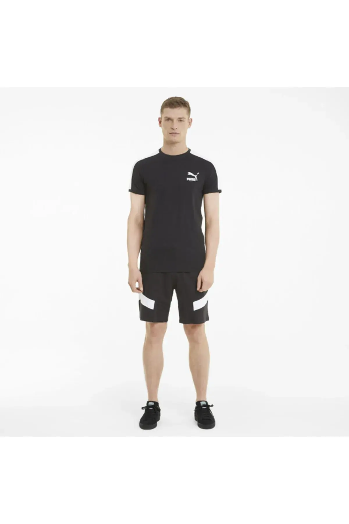 Puma Iconic T7 Tee Siyah Erkek T-Shirt
