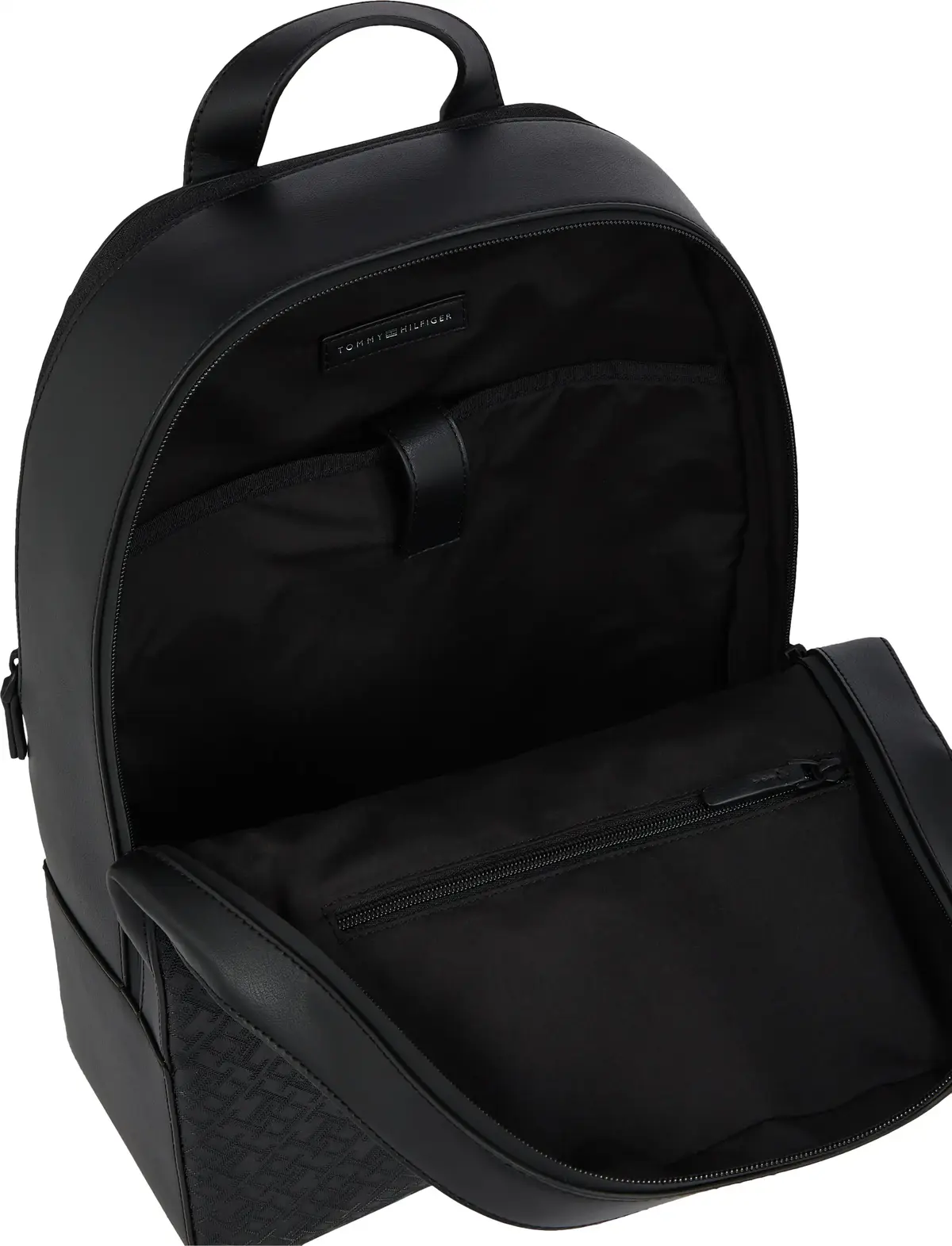 Tommy Hilfiger TH MONOGRAM BACKPACK, BDS Siyah Erkek Çanta & Cüzdan