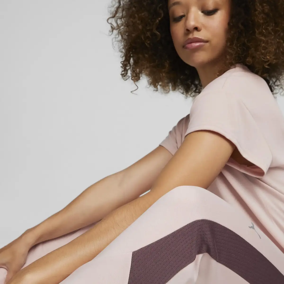 Puma Evostripe High-Waist Pants Beyaz Kadın Yüksek Bel Eşofman Altı