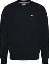 Tommy Hilfiger TJM REGULAR FLEECE C Erkek Siyah Sweatshirt