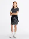 Tommy Hilfiger MINI CORP DRESS SS, 0A4 Siyah Kız Çocuk Elbise-Etek