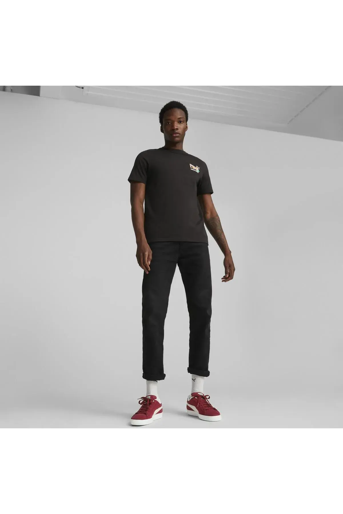 Puma GRAPHICS PUMA JUICERY Tee Siyah Erkek T-Shirt