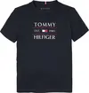 Tommy Hilfiger TOMMY FLAG HILFIGER, C1G Lacivert Erkek Çocuk T-Shirt & Polo