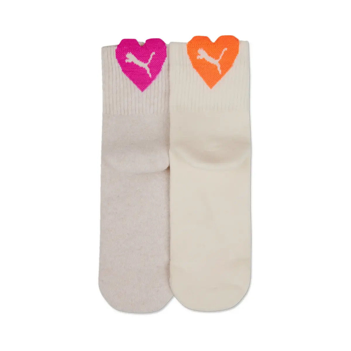 Puma PUMA WOMEN HEART SHORT SOCK 2P oatmeal Kahverengi Kadın 2'li Çorap