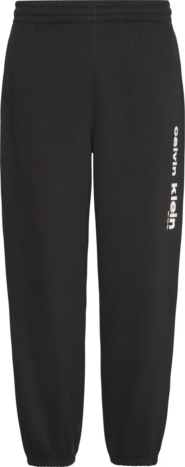 Calvin Klein RETRO GRAPHIC JOGGER Erkek Siyah Eşofman Alt