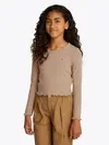 SLUB KNIT TOP LS, GWA