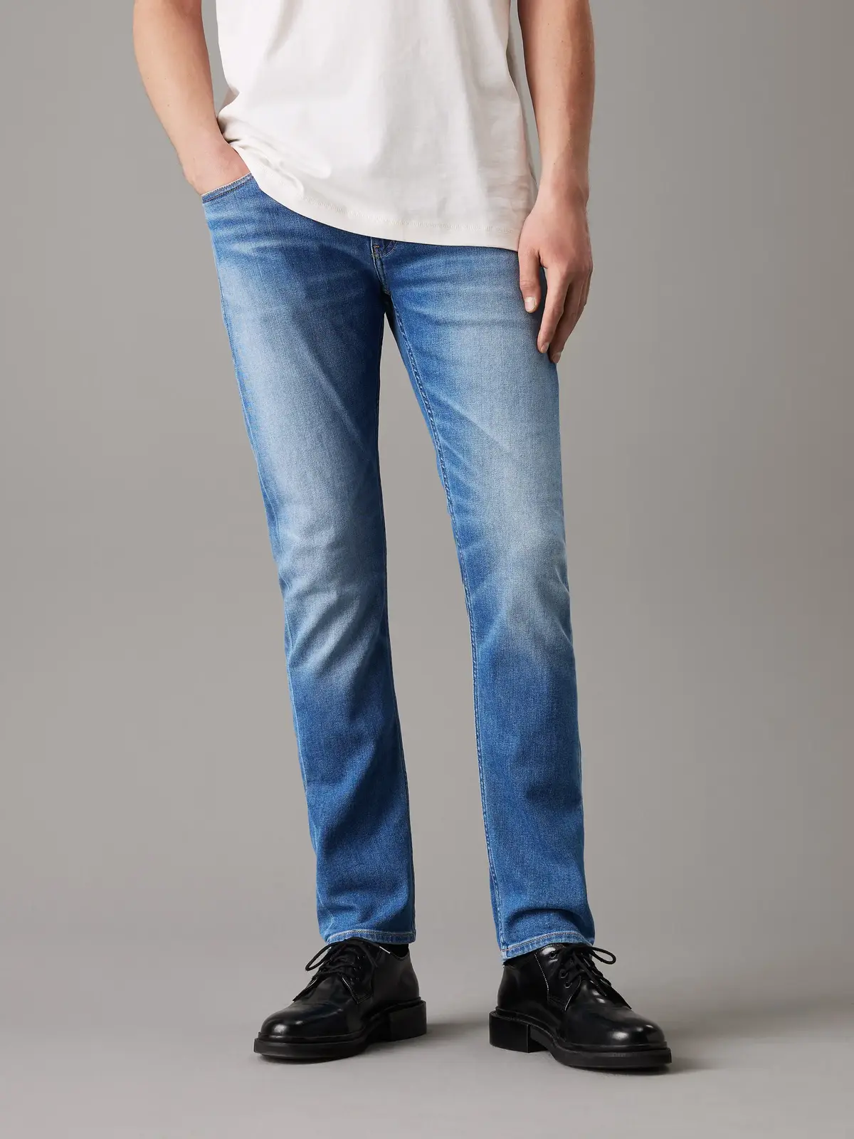 Calvin Klein Slim Jeans Mavi Erkek Kot Pantolon