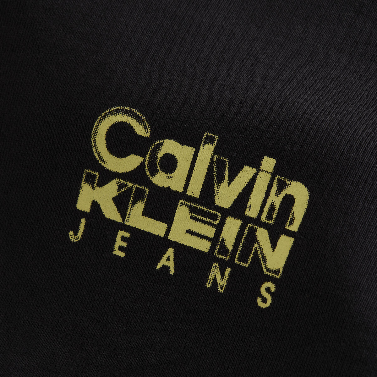 Calvin Klein COLORFUL ARTWORK CRO Kadın Siyah Hoodie