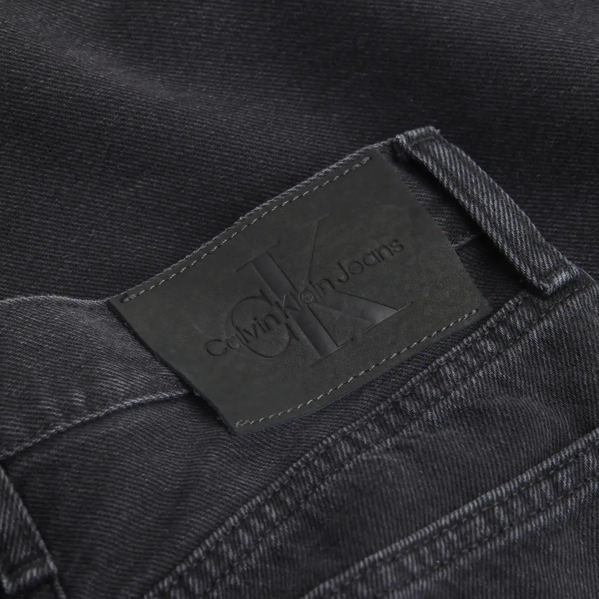 Calvin Klein HIGH RISE STRAIGHT Kadın Siyah Kot Pantolon