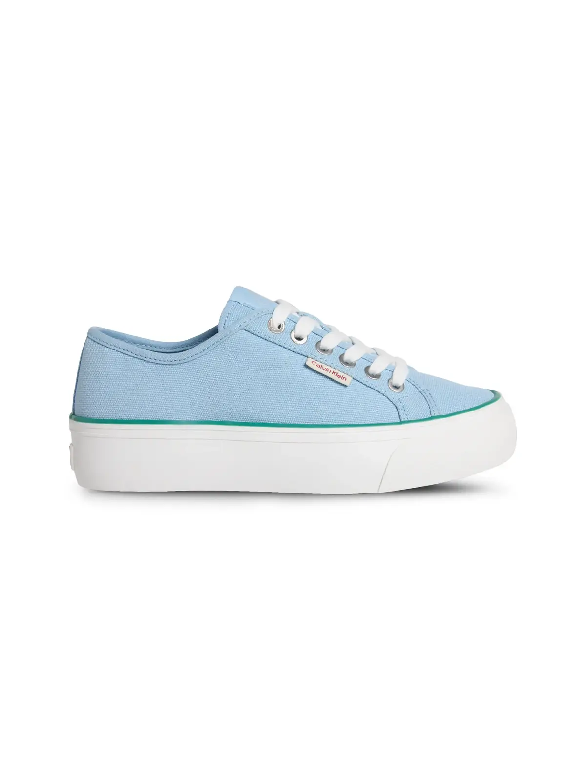 Calvin Klein VULC FLATFORM CTN LO Mavi Kadın Spor Ayakkabı