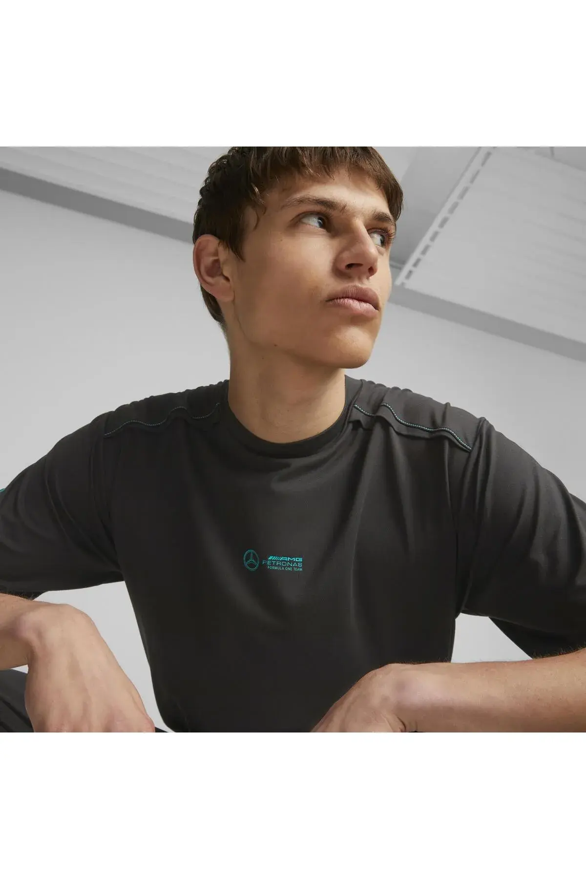 Puma MAPF1 Cloudspun Tee Siyah Erkek T-Shirt