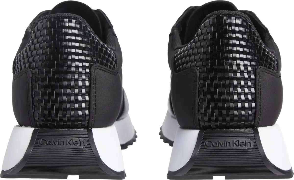 Calvin Klein LOW TOP LACE UP NYLO, BEH Siyah Erkek Spor Ayakkabı & Sneaker