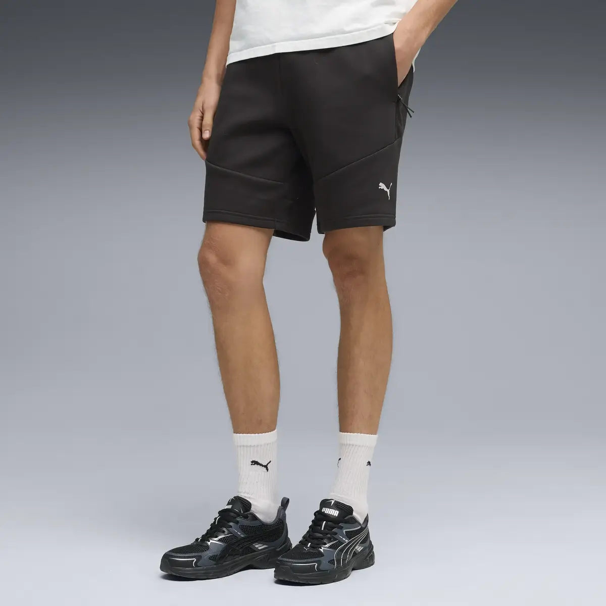 PUMA EVOSTRIPE SHORTS Siyah Erkek Şort