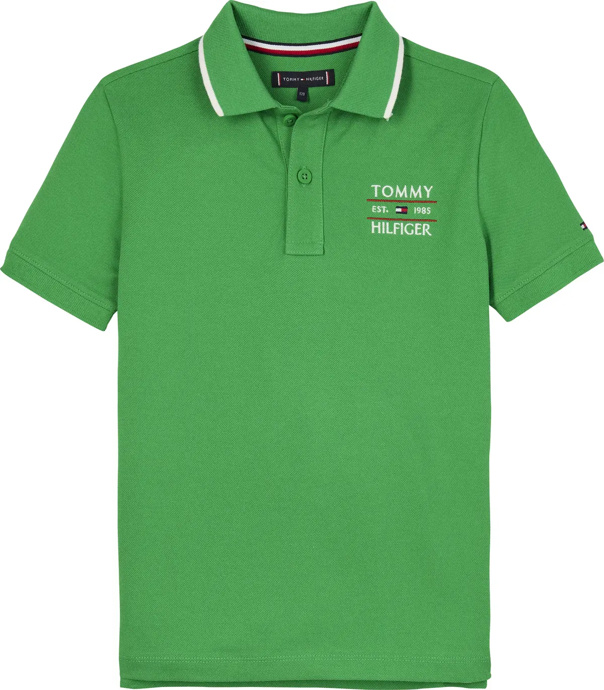 Tommy Hilfiger TOMMY FLAG HILFIGER, L13 Yeşil Erkek Çocuk  T-Shirt & Polo
