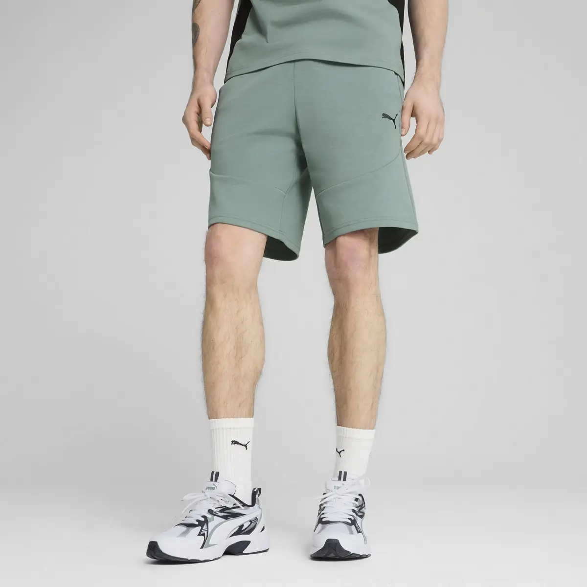PUMATECH Shorts Yeşil Erkek Şort
