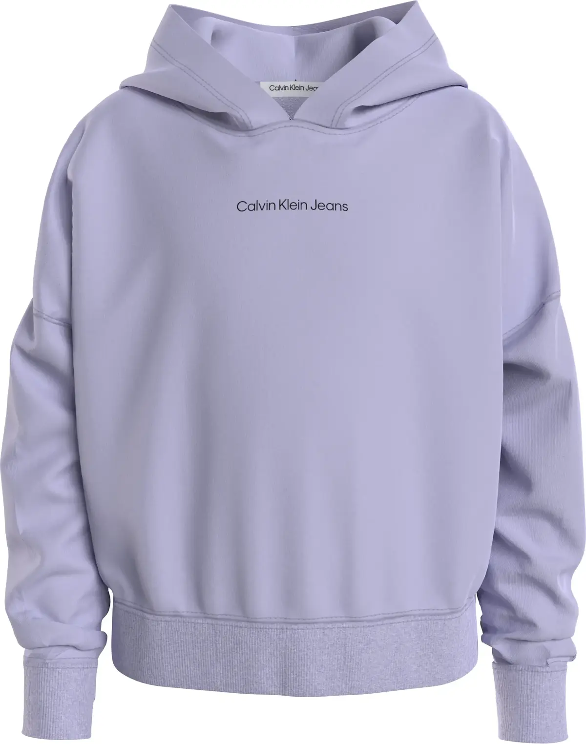 Calvin Klein CKJ LOGO BOXY HOODIE Kadın Lila Hoodie
