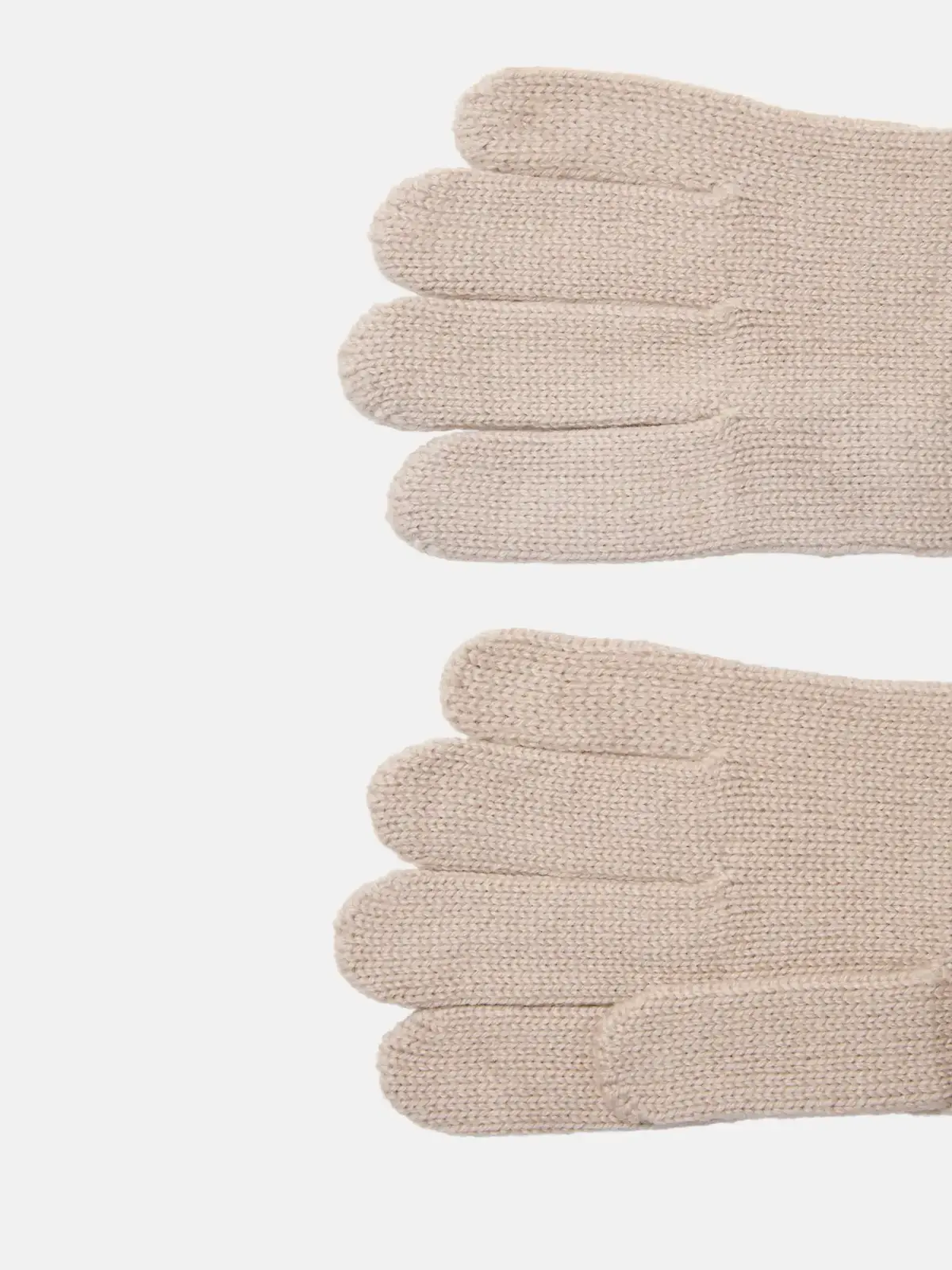 Calvin Klein PATCH WOOL KNITTED GLOVES Kahverengi Erkek Eldiven