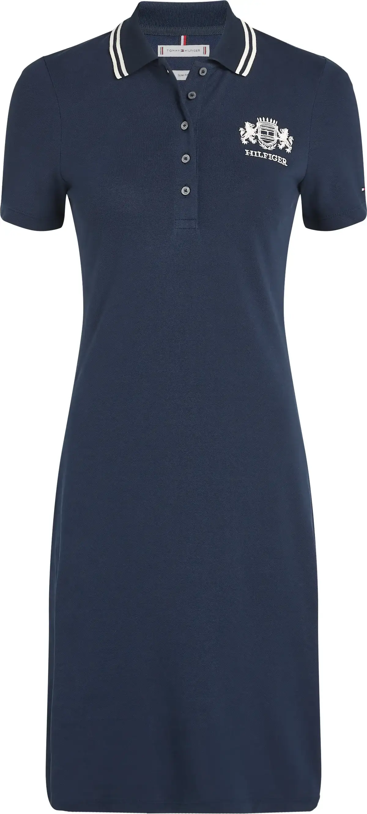 Tommy Hilfiger VARSITY GRAPHIC POLO, C1G Lacivert Kadın Elbise-Etek