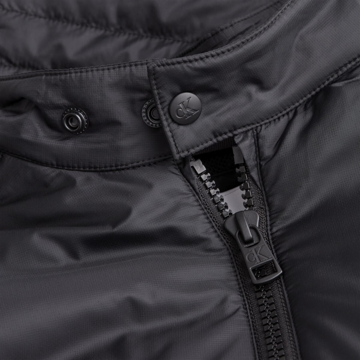 Calvin Klein MOTO JACKET Erkek Siyah Şişme Mont