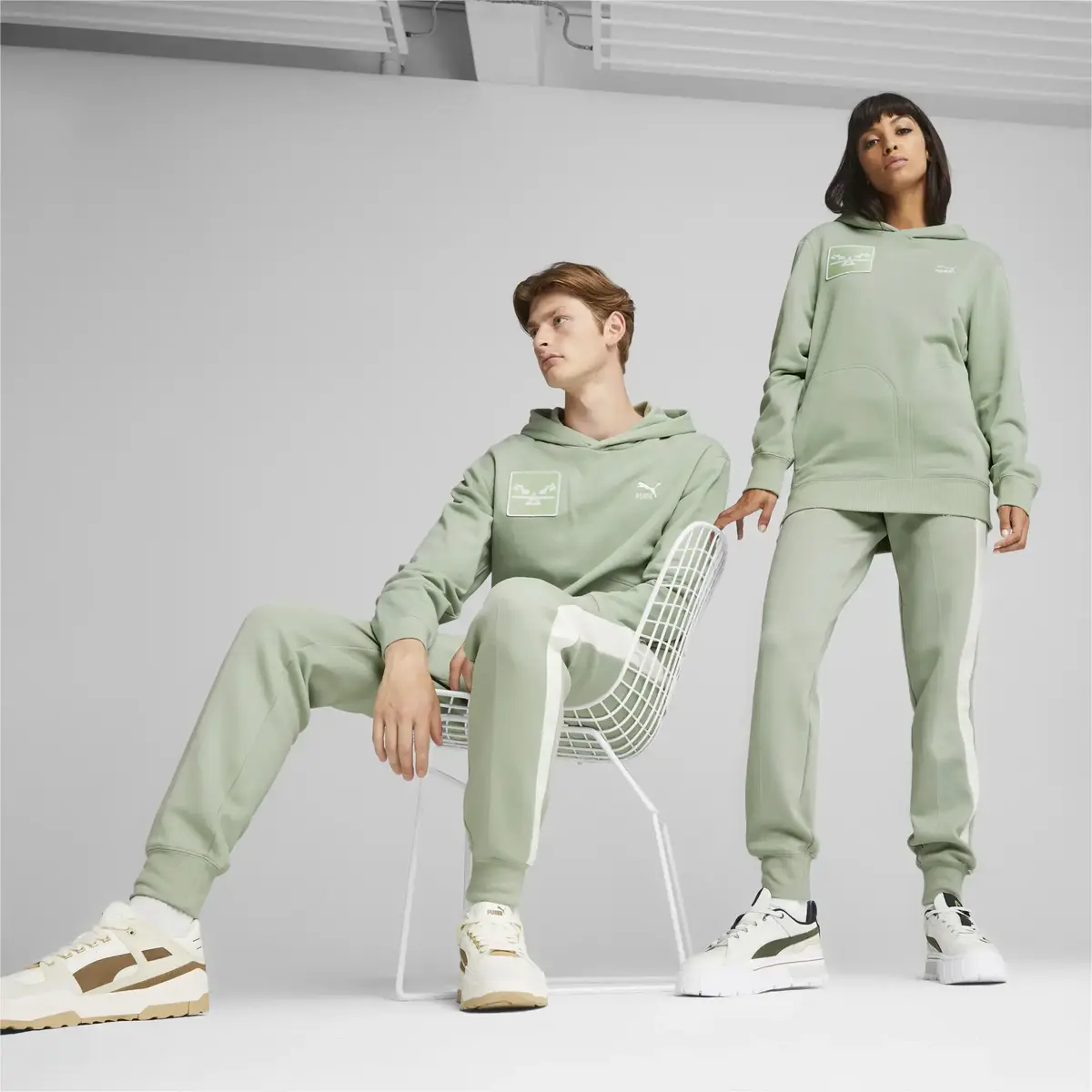 Puma Classıcs Icons Of Unity Hoodie Tr Green Yeşil Erkek Hoodie