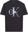 Calvin Klein PHOTO MONOGRAM TEE, BEH Siyah Erkek T-Shirt & Polo