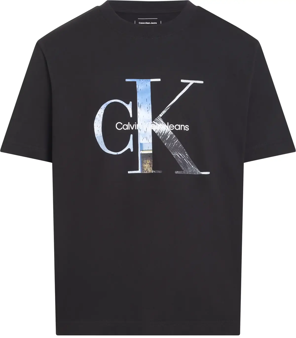 Calvin Klein PHOTO MONOGRAM TEE, BEH Siyah Erkek T-Shirt & Polo