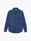 Calvin Klein DENIM SHIRT AUTH BLU Erkek Mavi Gömlek