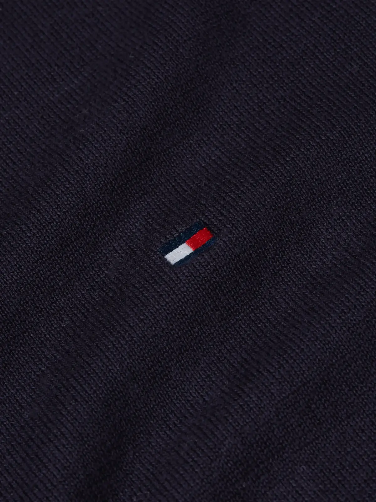 Tommy Hilfiger ESSENTIAL COTTON ZIP, DW5 Siyah Erkek Kazak