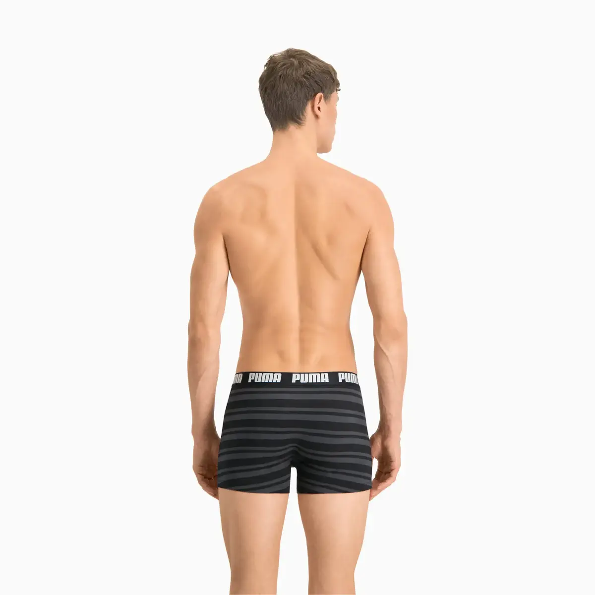 Puma PUMA HERITAGE STRIPE BOXER 2P black Siyah Erkek Boxer